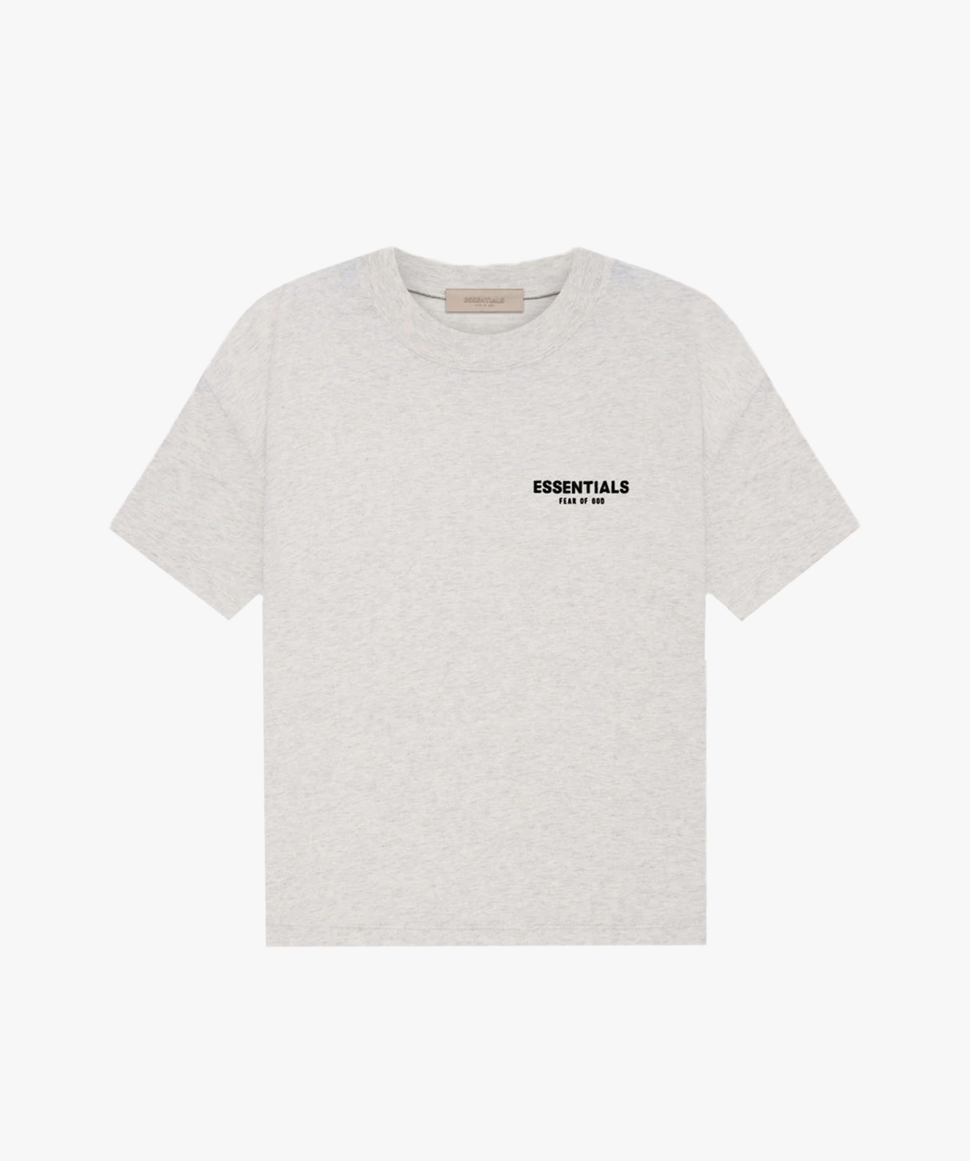 Fear of God Essentials Logo Tee Light Oatmeal - Funky Insole