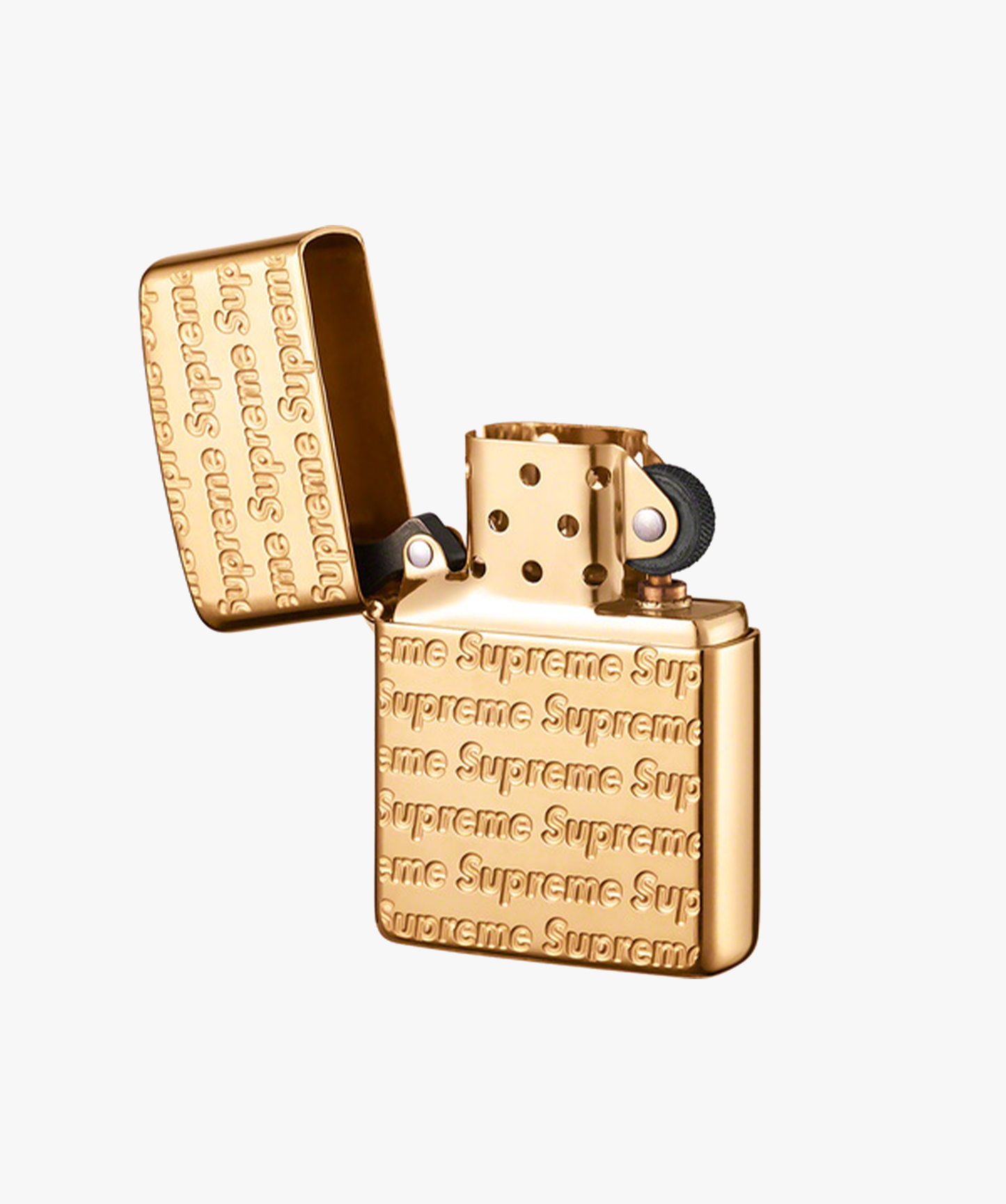 Supreme Repeat Engraved Zippo Gold – FunkyInsole