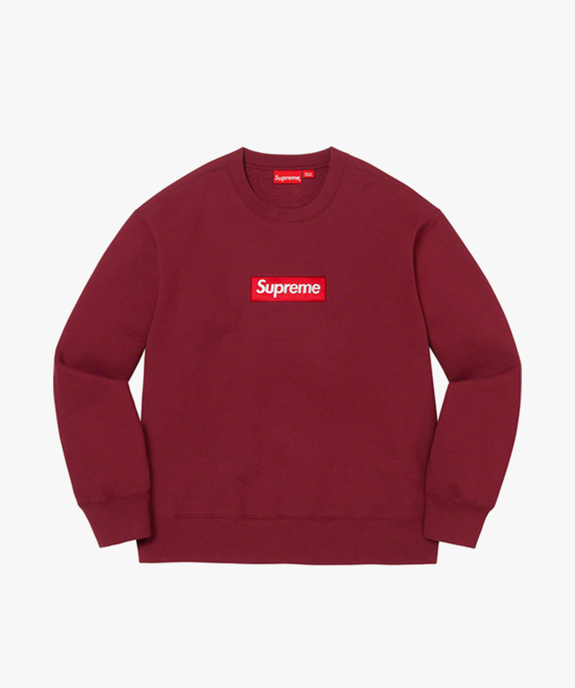 Supreme Box Logo Crewneck Cardinal - Funky Insole