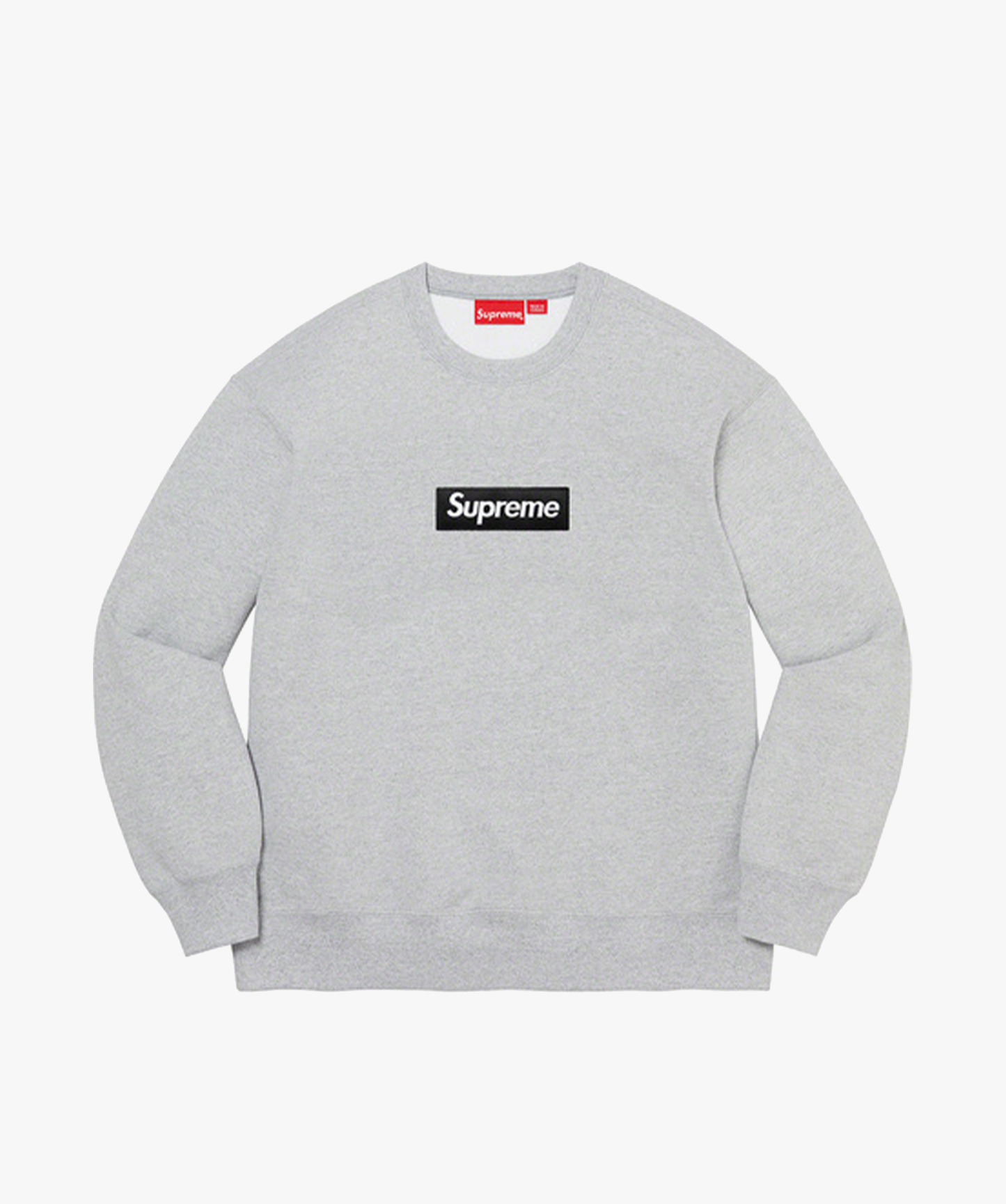 Supreme Box Logo Crewneck Heather Grey - Funky Insole