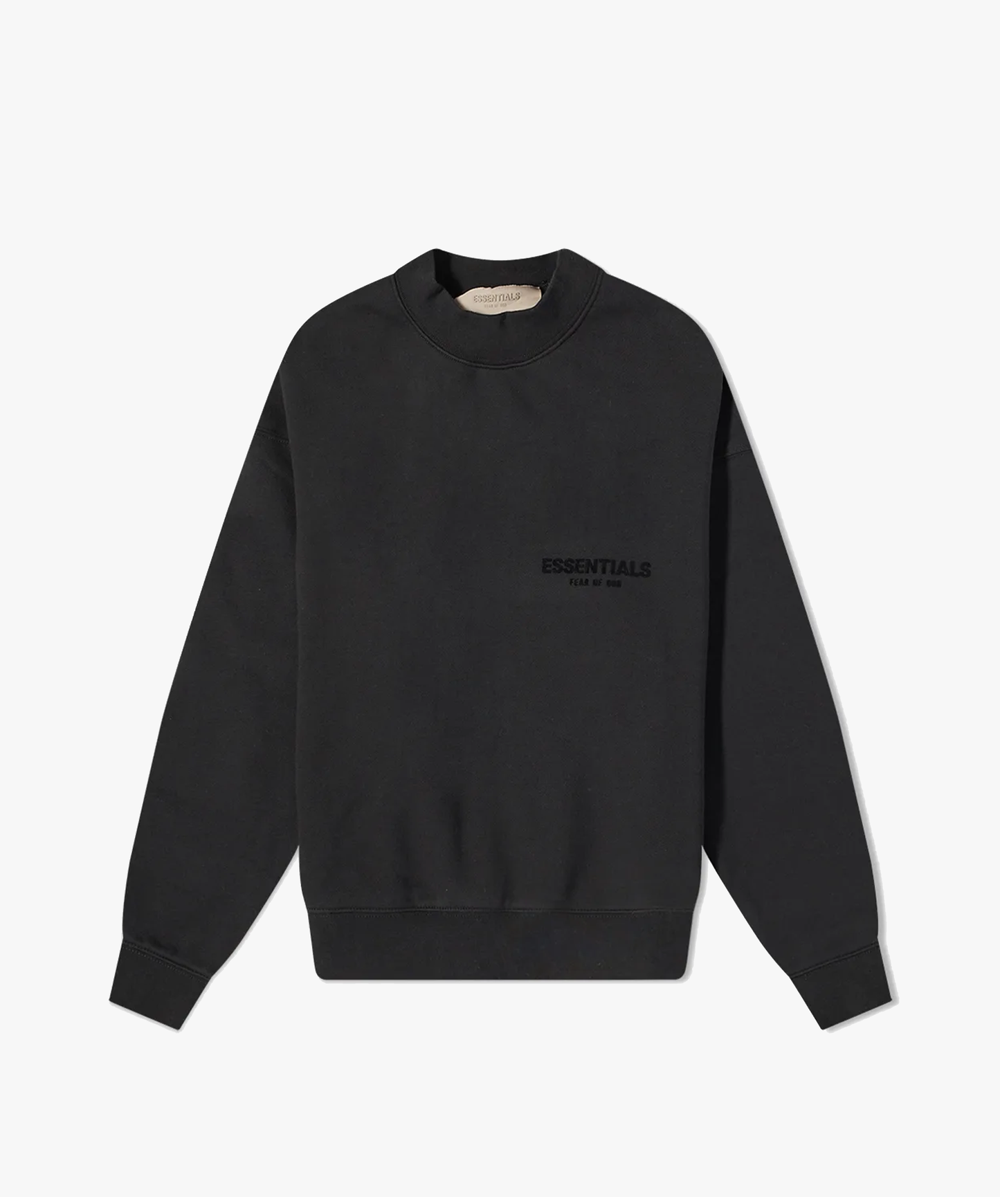 Fear of God Essentials Logo Crew Neck Sweat Stretch Limo - Funky Insole