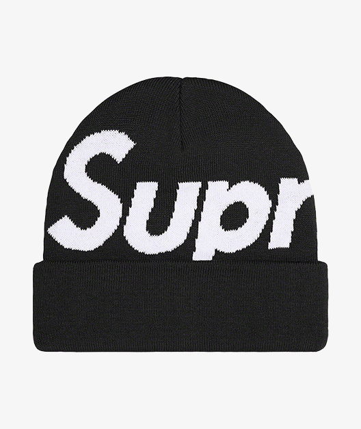 Supreme Big Logo Beanie Black - Funky Insole