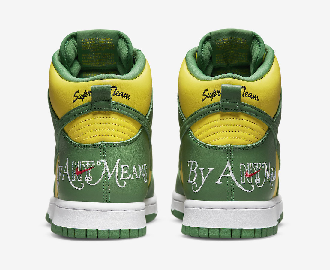 Nike SB Dunk High x Supreme By Any Means Brazil – FunkyInsole