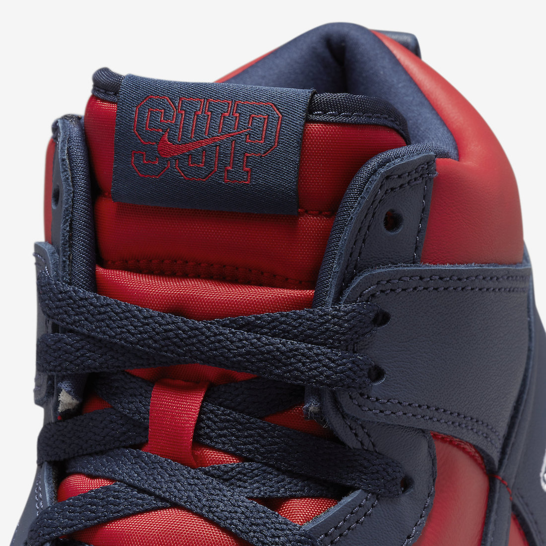 Nike SB Dunk High x Supreme By Any Means 'Navy' - Funky Insole