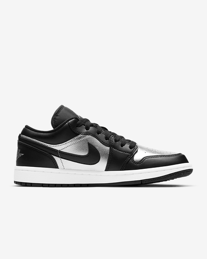 Jordan 1 Low SE 'Black Metallic Silver' (Women's) - Funky Insole