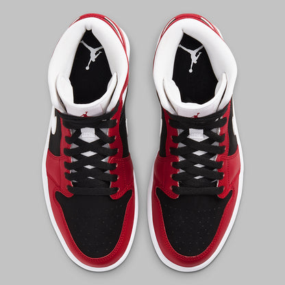 Jordan 1 Mid 'Gym Red Black' (Women's) - Funky Insole