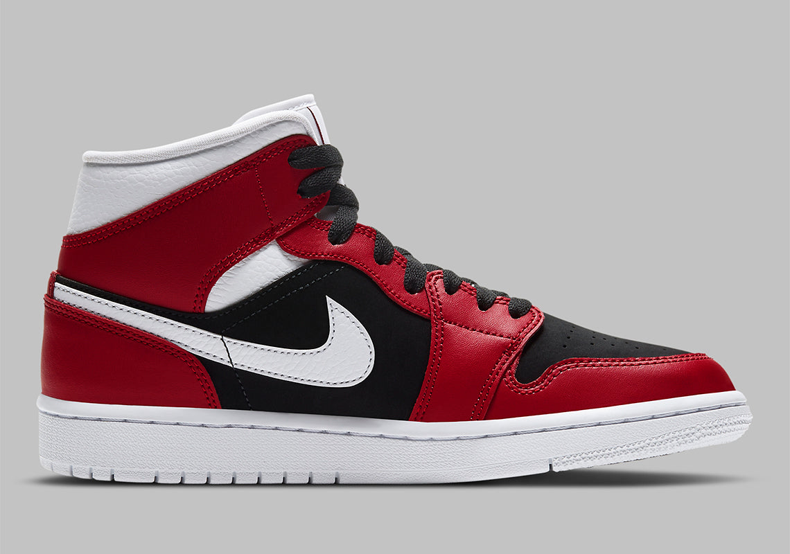 Jordan 1 Mid 'Gym Red Black' (Women's) - Funky Insole