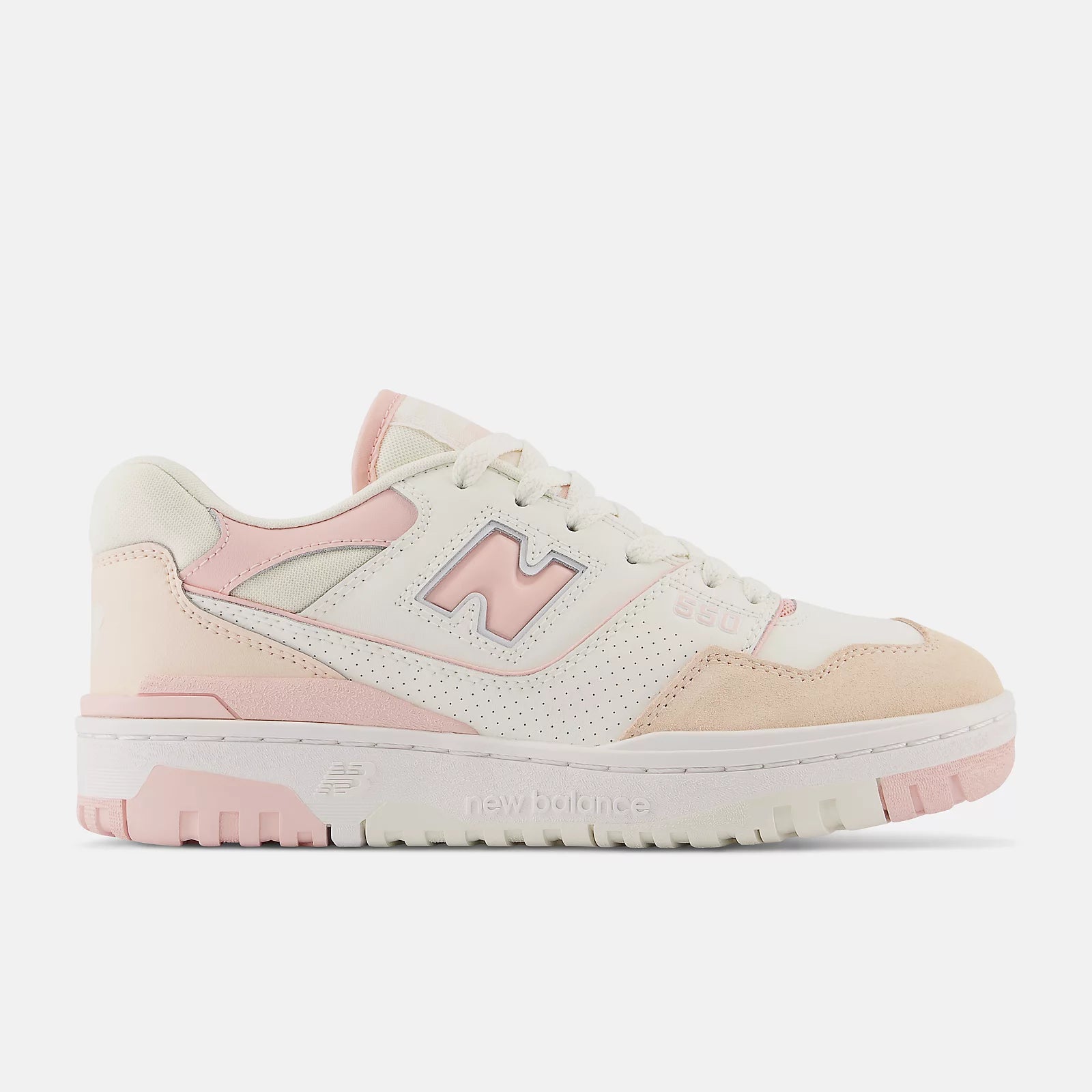 New Balance 550 'White Pink' (Women's) - Funky Insole