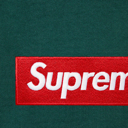 Supreme Box Logo Crewneck Dark Pine - Funky Insole