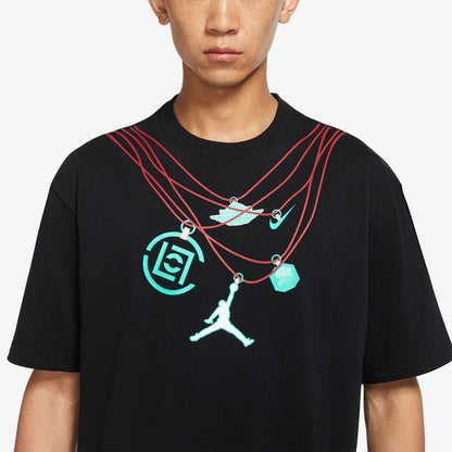 Jordan x Clot Short Sleeve Tee Black - Funky Insole