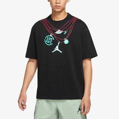 Jordan x Clot Short Sleeve Tee Black - Funky Insole