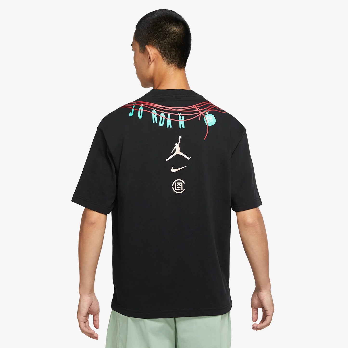 Jordan x Clot Short Sleeve Tee Black - Funky Insole