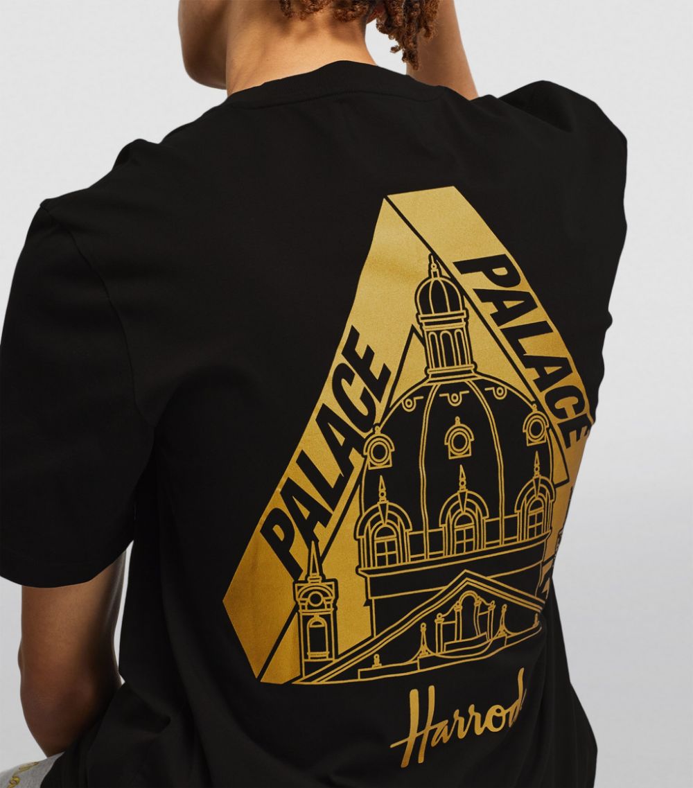 Palace x Harrods Logo T-shirt Black - Funky Insole