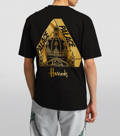 Palace x Harrods Logo T-shirt Black - Funky Insole