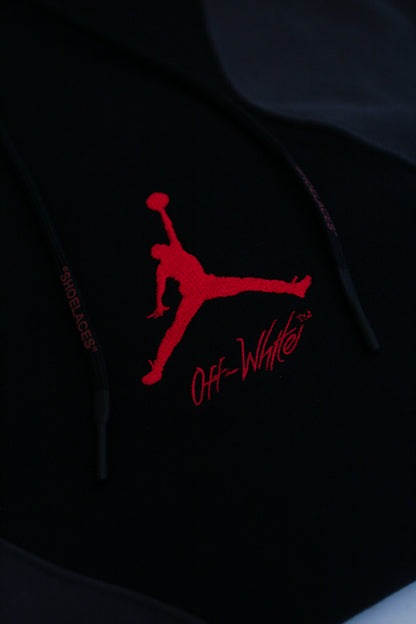 Off-White x Jordan Hoodie Black - Funky Insole