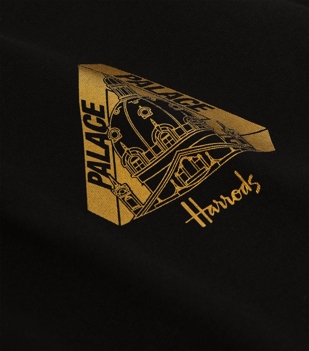 Palace x Harrods Logo T-shirt Black - Funky Insole