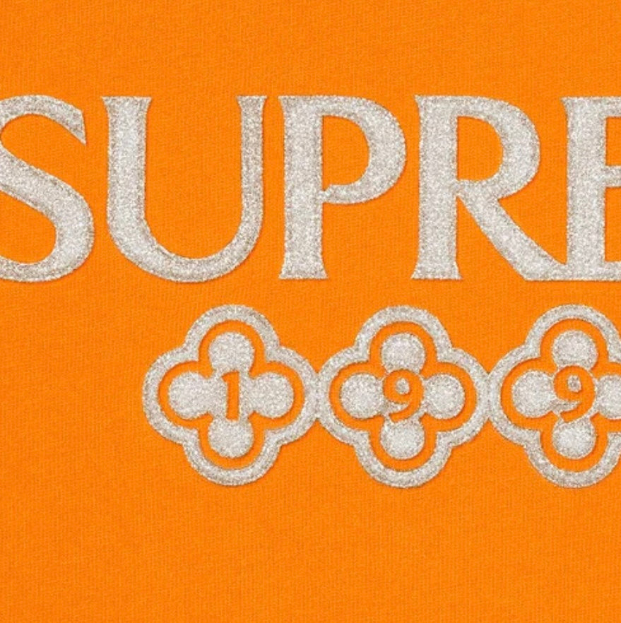 Supreme Glitter S/S Top Orange - Funky Insole