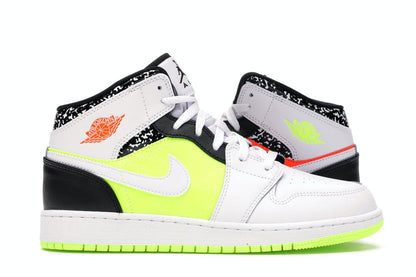 Jordan 1 Mid 'Composition Notebook' (GS) - Funky Insole