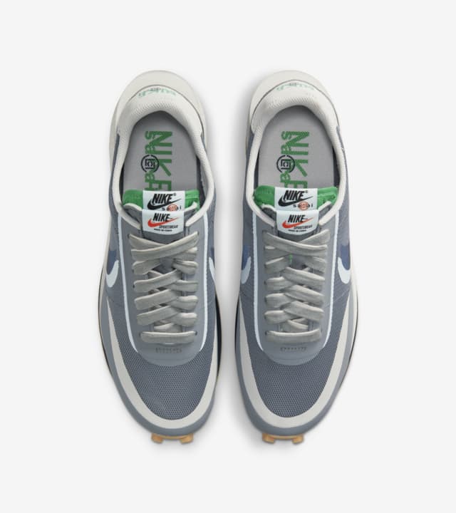 Nike LDWaffle x sacai x CLOT 'Cool Grey' - Funky Insole