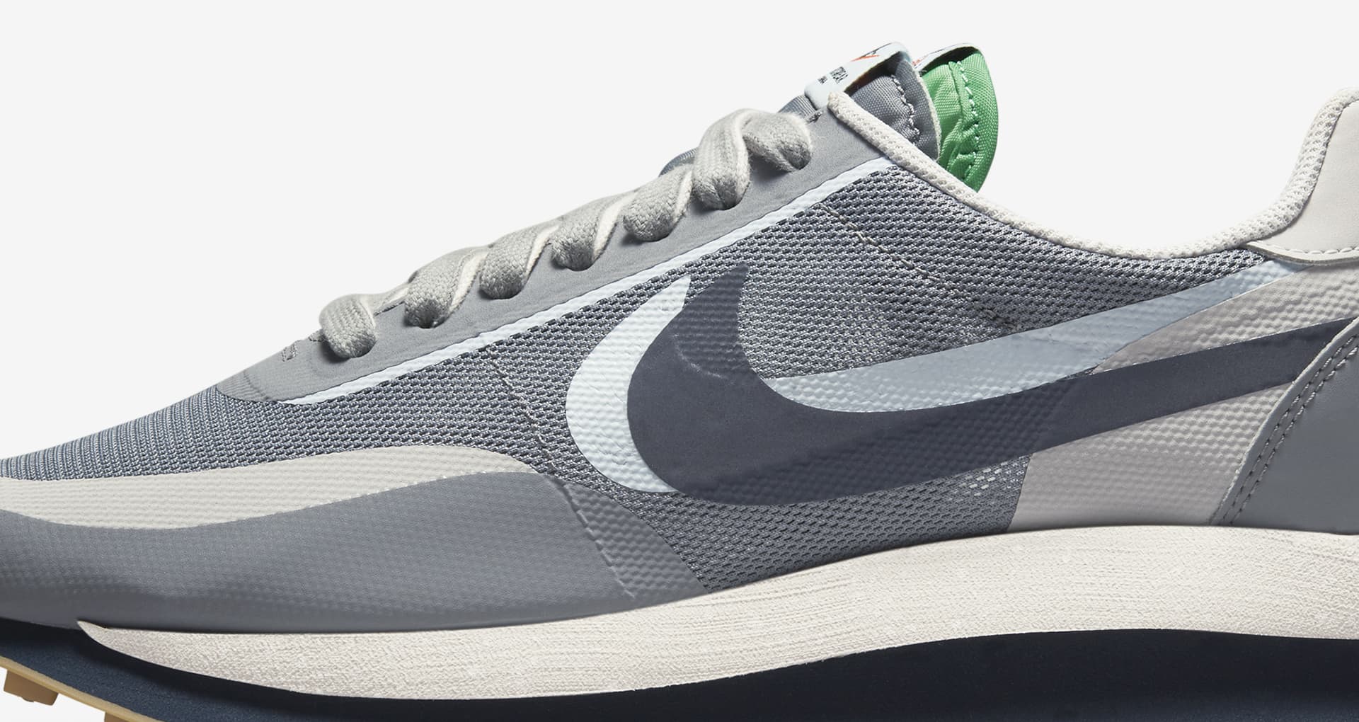 Nike LDWaffle x sacai x CLOT 'Cool Grey' - Funky Insole