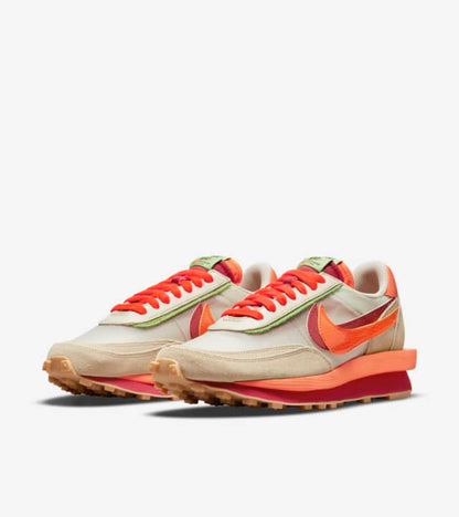 Nike LDWaffle x sacai x CLOT 'Orange Blaze' - Funky Insole