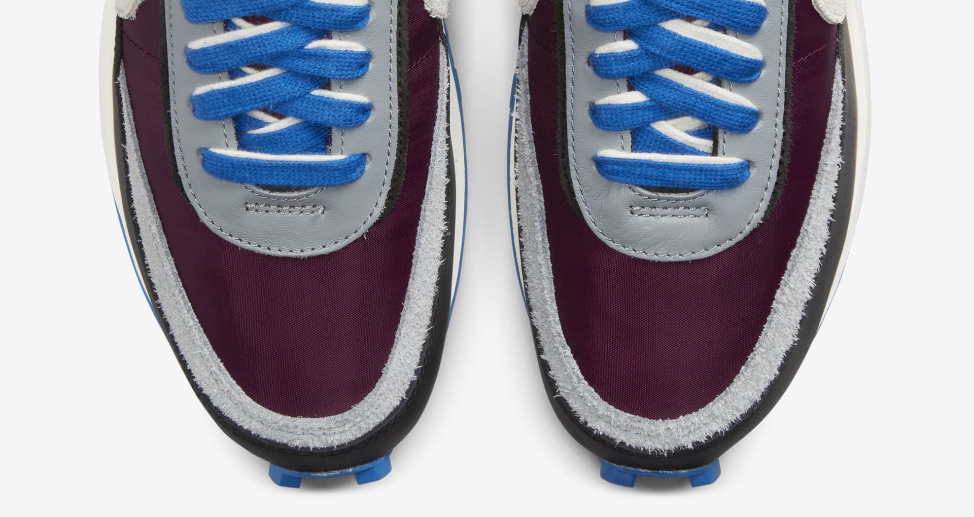 Nike LDWaffle x sacai x UNDERCOVER 'Night Maroon Team Royal' - Funky Insole