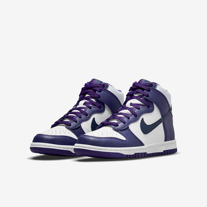 Nike Dunk Hi 'Electro Purple/ Midnight Navy' (GS) - Funky Insole