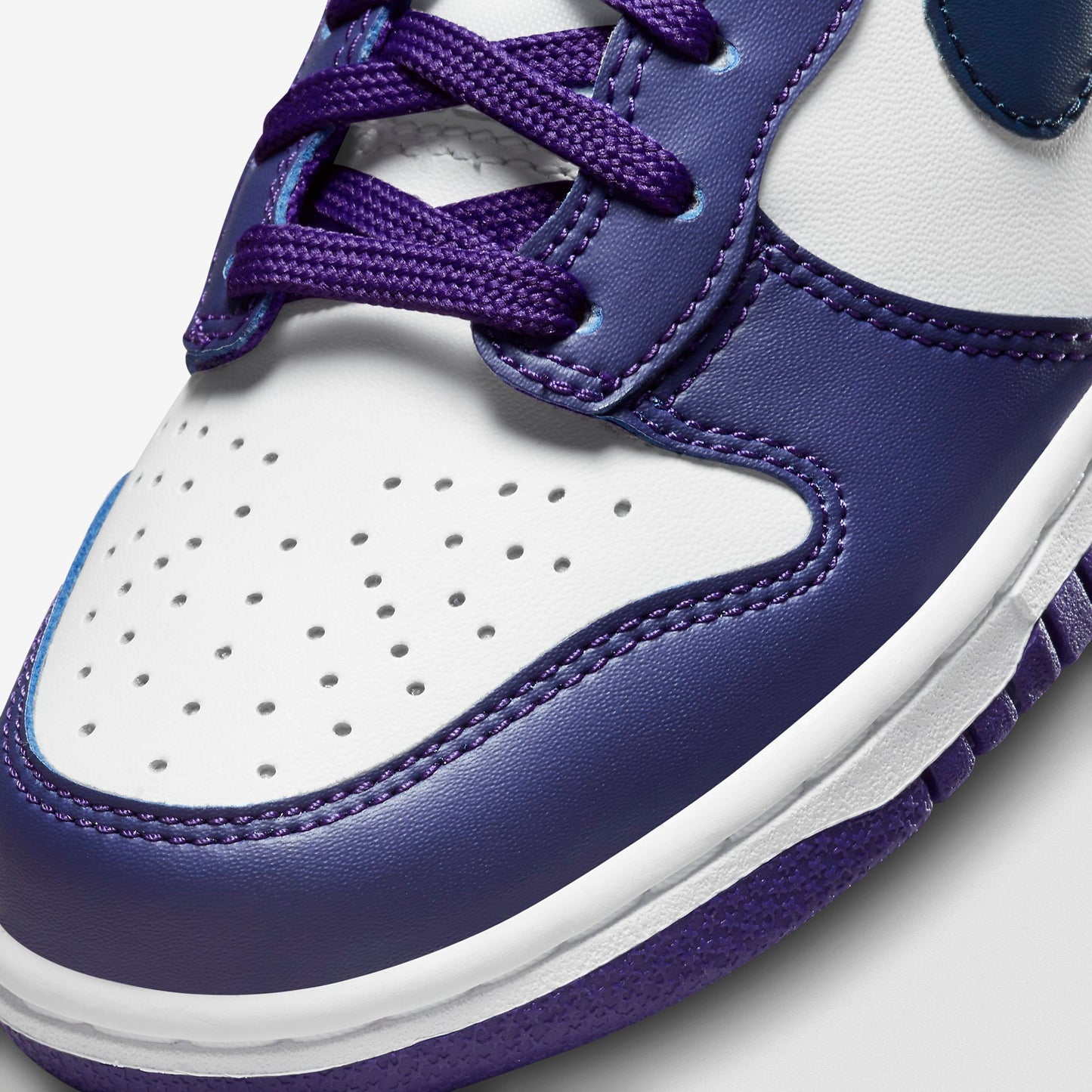 Nike Dunk Hi 'Electro Purple/ Midnight Navy' (GS) - Funky Insole