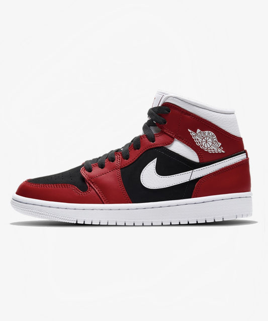 Jordan 1 Mid 'Gym Red Black' (Women's) - Funky Insole