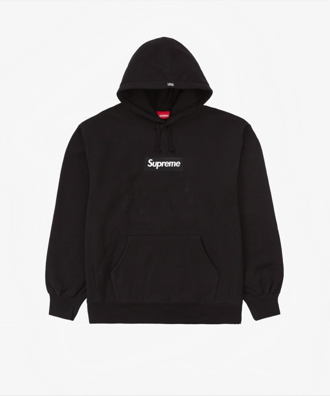 Supreme Box Logo Hooded Sweatshirt Black (2021) - Funky Insole