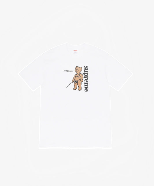 Supreme Not Sorry Tee White - Funky Insole