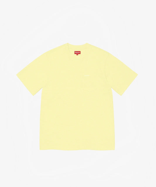 Supreme S/S Pocket Tee Pale Yellow - Funky Insole