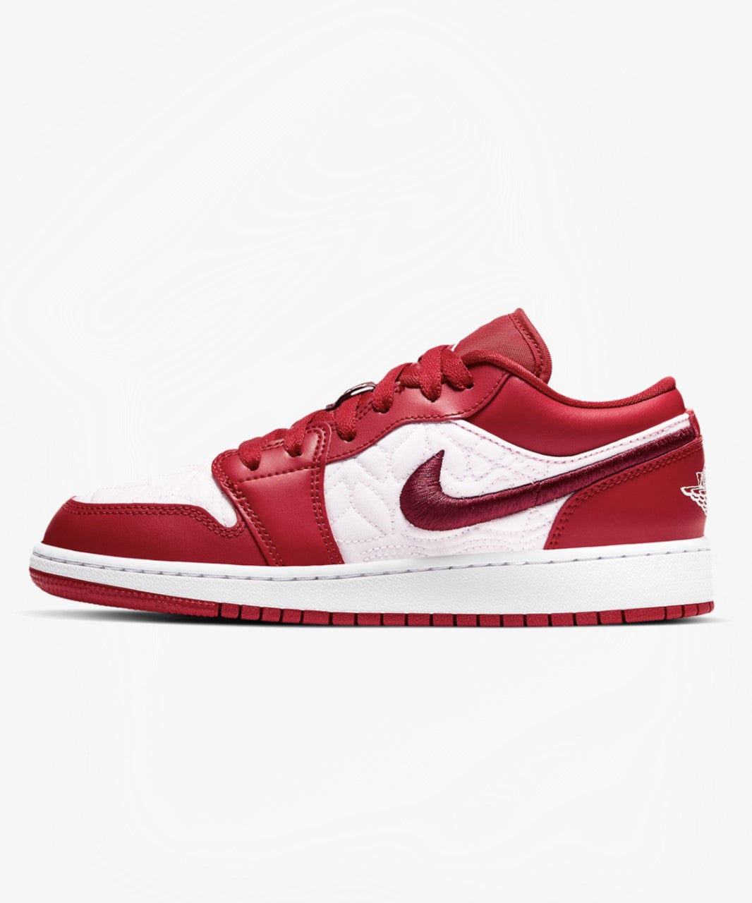 Jordan 1 Low SE 'Red Quilt' (GS) - Funky Insole