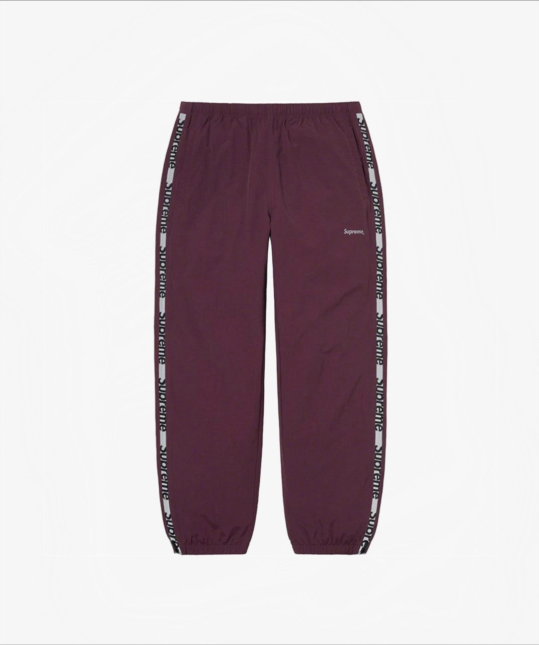 Supreme Reflective Zip Track Pants Purple - Funky Insole